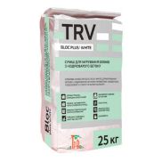 Клей Шпаклевка TRV Block White Plus для кладки блоков (пенобетона, газобетона, газосиликата)